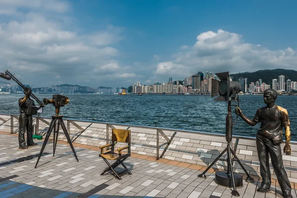 Проспект Звезд Цим Ша Цуй Коулун Гонконг — стоковое фото