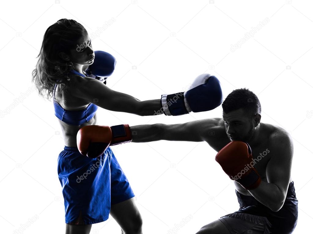 Sac De Boxe Pour La Boxe Ou Le Kick Boxing Le Sport, Isolé Sur