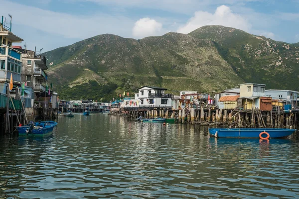 Ξυλοπόδαρο σπίτια Tai O Lantau νησί Hong Kong — Φωτογραφία Αρχείου