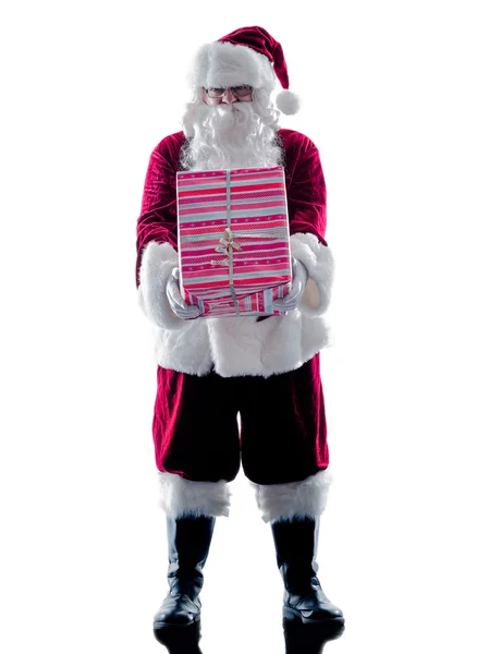 Santa claus giving gifts — Stock Photo, Image