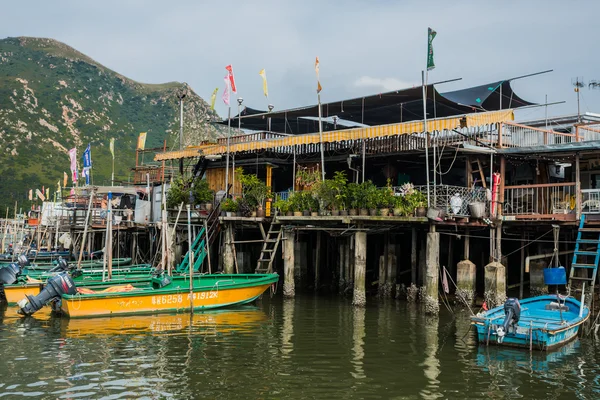 Ξυλοπόδαρο σπίτια Tai O Lantau νησί Hong Kong — Φωτογραφία Αρχείου