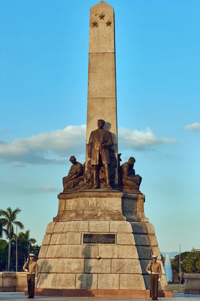 黎刹纪念碑马尼拉吕宋岛菲律宾 — 图库照片
