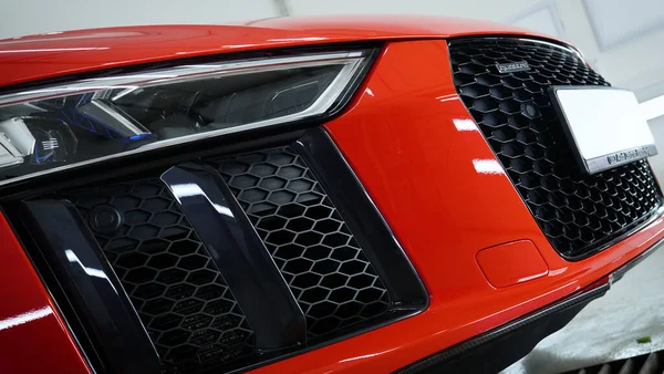 Рига Латвия Марта 2020 Года Audi V10 Sports Car Presented — стоковое фото
