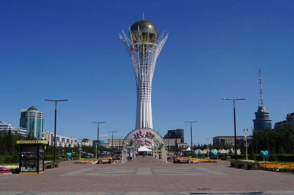 Photos Capital Kazakhstan City Nursultan Beautiful Modern City Central Asia — Stock Photo, Image