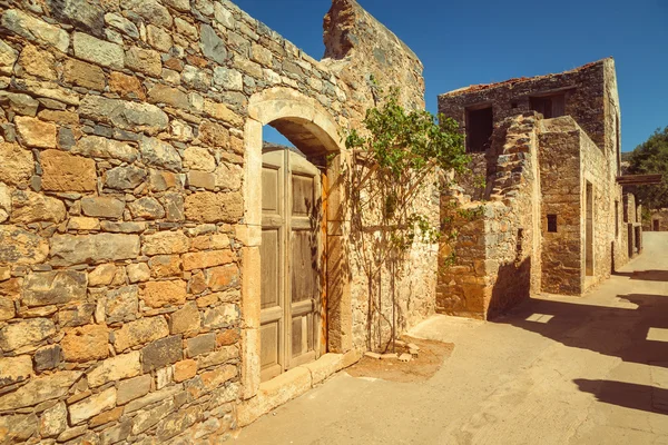 Eski Agios Nikolaos kale Spinalonga, Crete