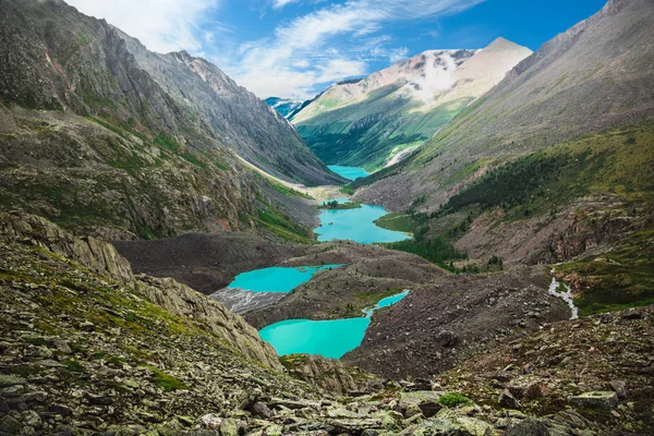 Beaux lacs turquoise — Photo