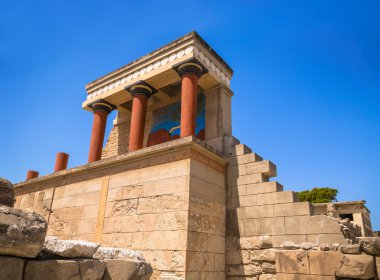 Knossos Sarayı kalıntıları