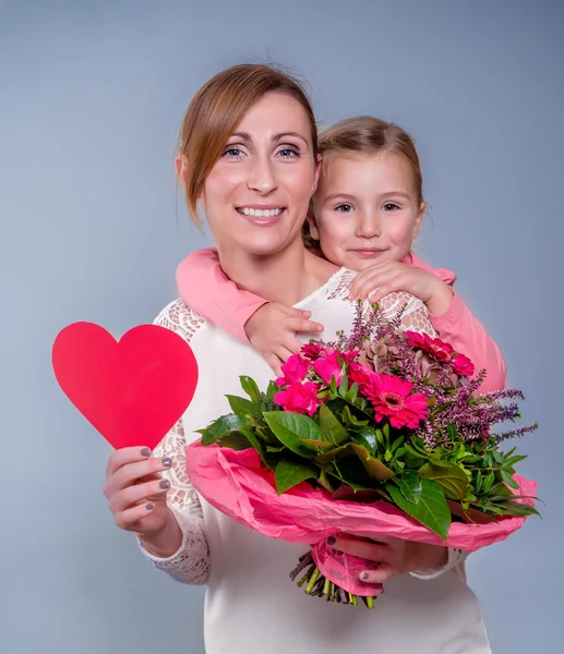 Mothers day with daughter — Stock Photo, Image