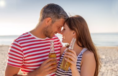 gün batımı partisi Çift