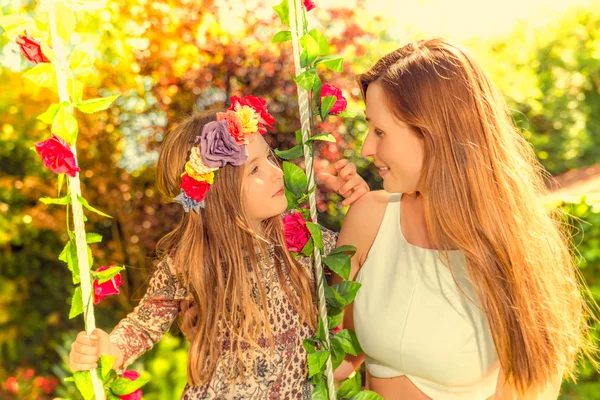 Maternité enfance romance — Photo