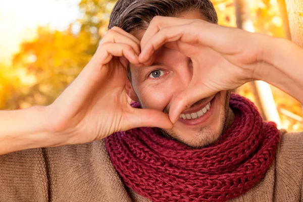 Autumn fall season in the woods — Stock Photo, Image