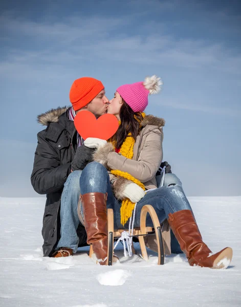 Toboggan run snow — Stock Photo, Image