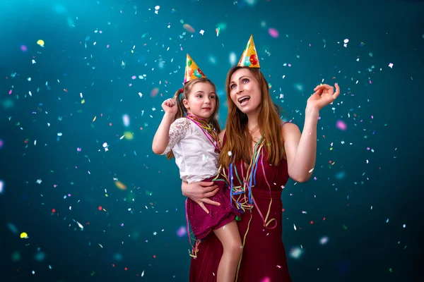 Festa mulher com criança — Fotografia de Stock