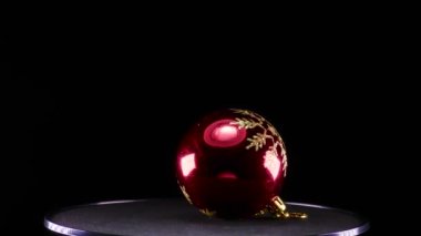 Video kartpostallı Noel oyuncağı hareket halinde