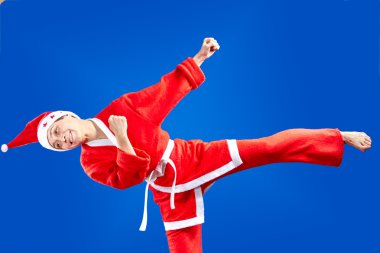 Sporcumuz darbe bacak eğitiyor