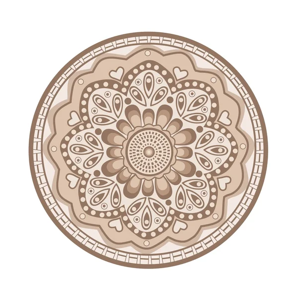 Mandala. Vector de pattern.in oriental — Archivo Imágenes Vectoriales