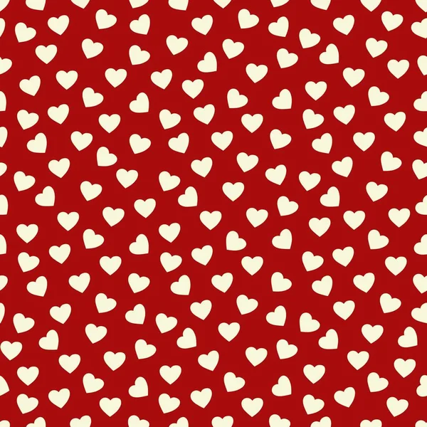 Patrón Sin Costuras Con Corazones Feliz Día San Valentín — Archivo Imágenes Vectoriales