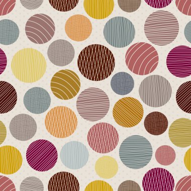 büyük renkli noktalar ile soyut seamless modeli