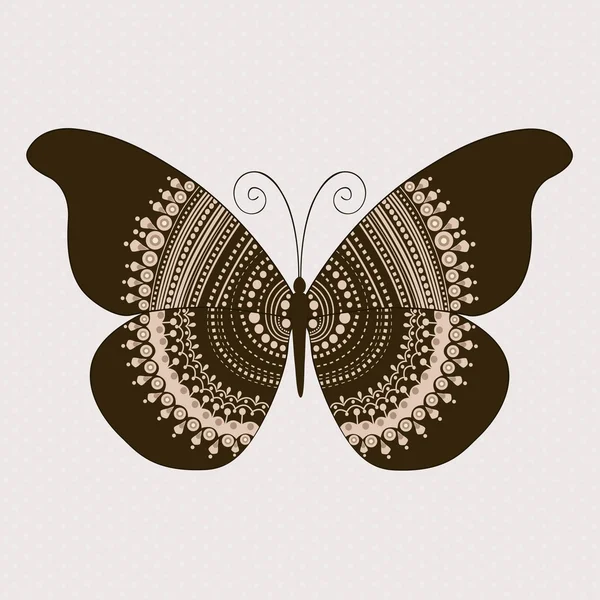 Абстрактная бабочка — стоковый вектор
