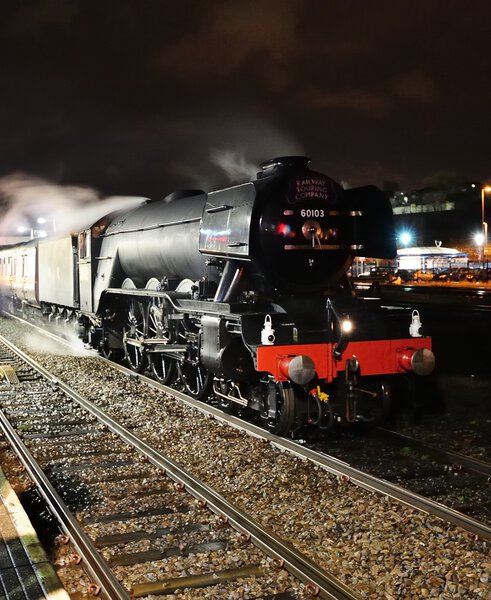 Flying Scotsman in Blackburn Station