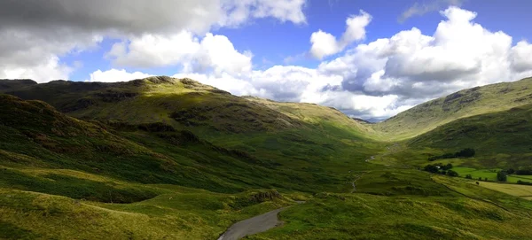 Sunlight on Wrynose Bottom — Stock Photo, Image