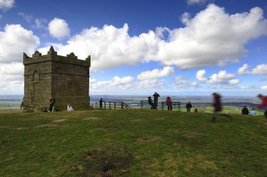 Kuleye tırmandıktan sonra istirahat