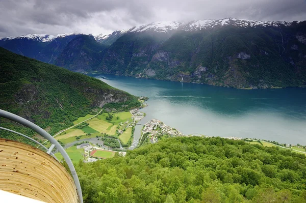 Stegastetn a fjord — Stock fotografie