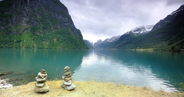 Montañas de Olden — Foto de Stock