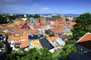 Roofline of Trondheim clipart