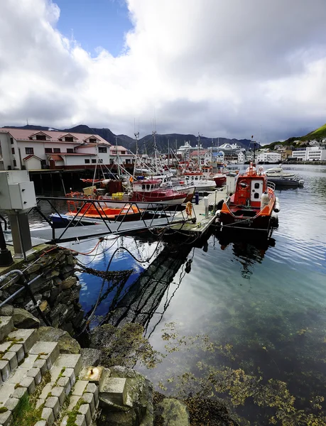 ノルウェー漁師の港 — ストック写真