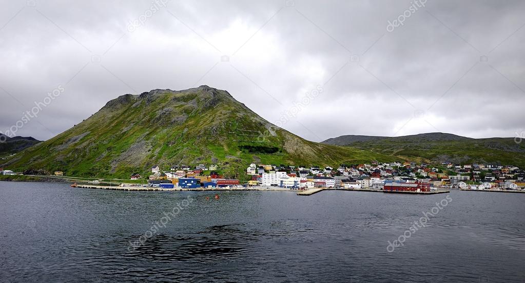 The port of Honningsvag 