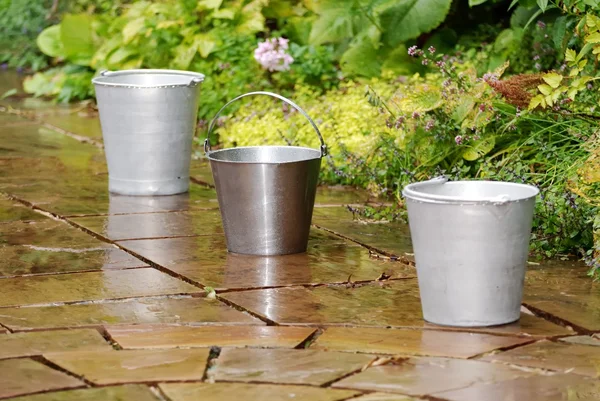 Metal Pails — Stock Photo, Image