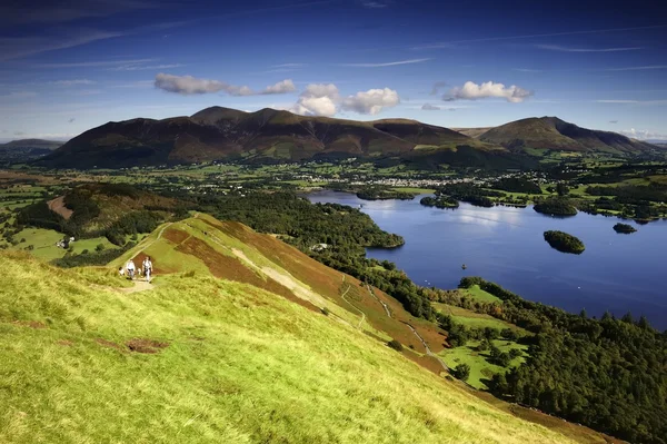 Climbing Cat Bells — Stock Photo, Image