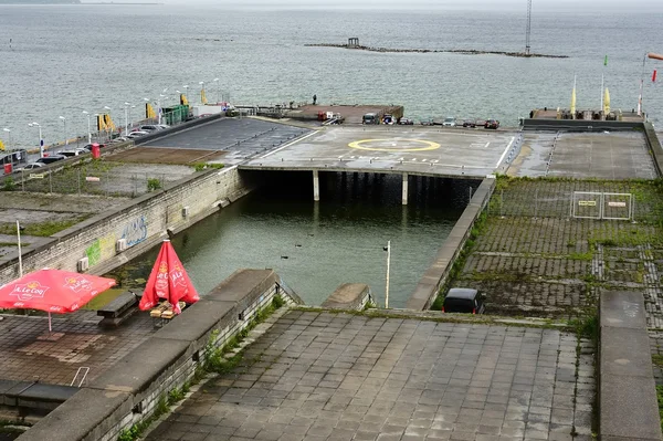 Harbour and Helipad — Stock Photo, Image