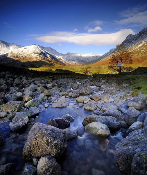 Langdale Долина — стокове фото