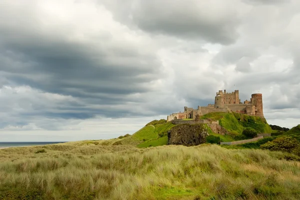 Tormenta en el Castillo de Bamborough — Foto de Stock