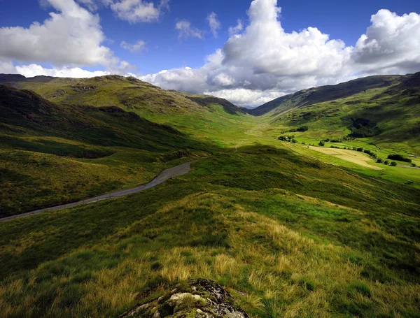 Sunlight on Wrynose Bottom — Stock Photo, Image