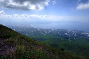 Amalfi Coast Vezüv üzerinden