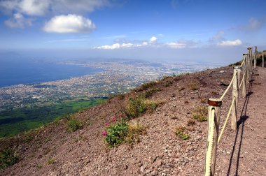 Amalfi Coast Vezüv üzerinden