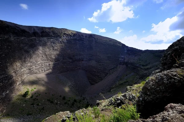 El Cráter del Monte Vesubio — Foto de Stock