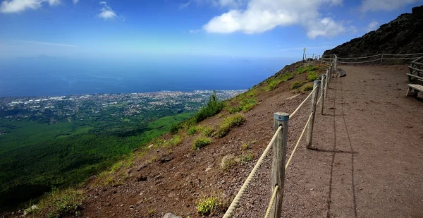 Amalfi-Küste vom Vesuv aus — Stockfoto