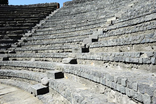 Вигнутий сидіння Помпеї — стокове фото