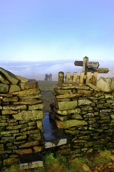 Stile in the dry stone wall — Stock Photo, Image