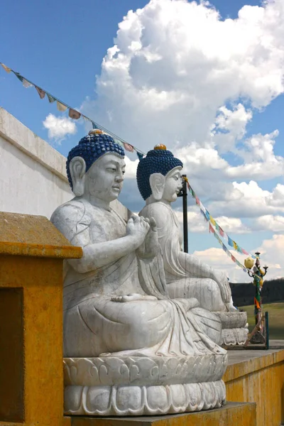 Budda Sculpture Amarbayasgalant Monastery Northern Mongolia One Three Largest Buddhist — Stock Photo, Image