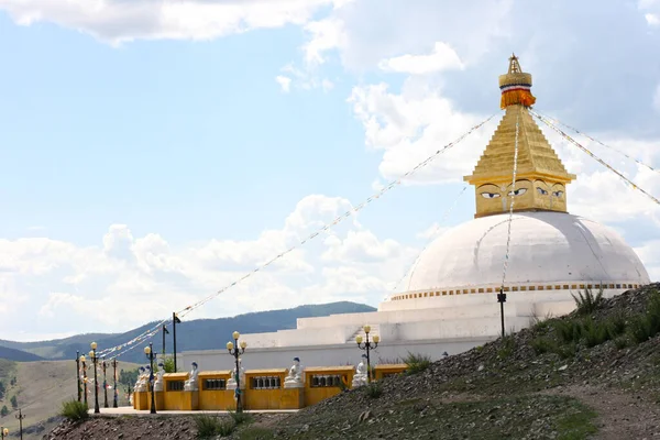 Amarbayasgalant Kolostor Észak Mongóliában Három Legnagyobb Buddhista Szerzetesi Központ Egyike — Stock Fotó