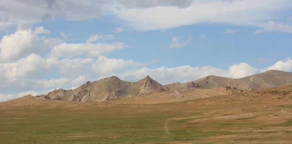 Landscapes Dari Mongolia Lereng Gunung Gurun Dan Lembah Pegunungan Pegunungan — Stok Foto