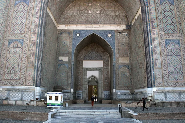 Samarkand Uzbekistan Listopad 2019 Meczet Bibi Khanym — Zdjęcie stockowe