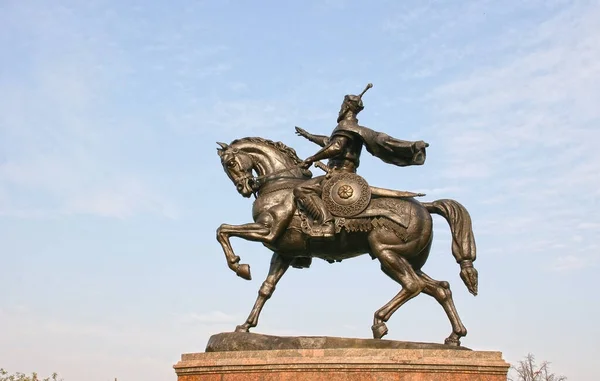 Taškent Uzbekistán Listopadu 2019 Památník Amira Timura Památník Amira Timura — Stock fotografie