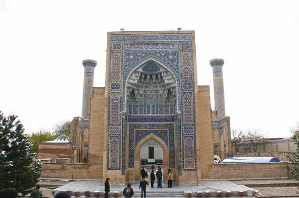 Samarkand Üzbegisztán 2019 November Gur Amir Vagy Guri Amir Ázsiai — Stock Fotó