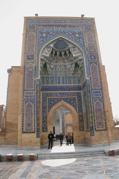 Samarkand Uzbekistan Listopada 2019 Gur Amir Lub Guri Amir Grób — Zdjęcie stockowe